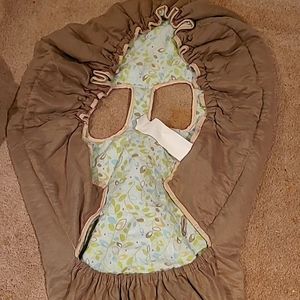 Reversible shopping cart color